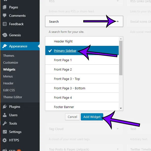 How to Add a Search Field to the Sidebar in Wordpress Answer Your Tech