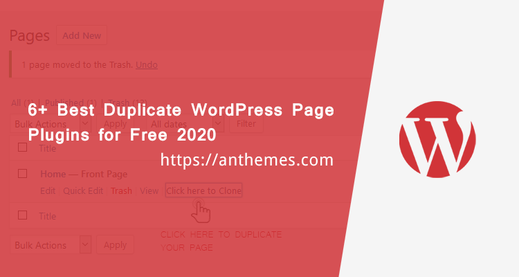 · wp post page clone is a wordpress plugin that allows . 6+ Best Duplicate WordPress Page Plugins for Free 2020
