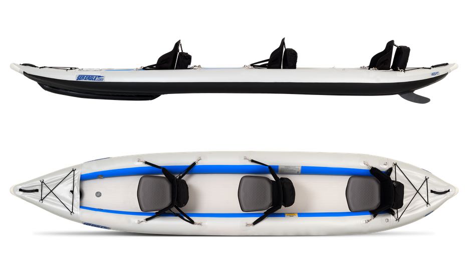 What kind of battery do i need for my electric motor? Preview Sea Eagle Fast Track 465 Inflatable Kayaks Packrafts