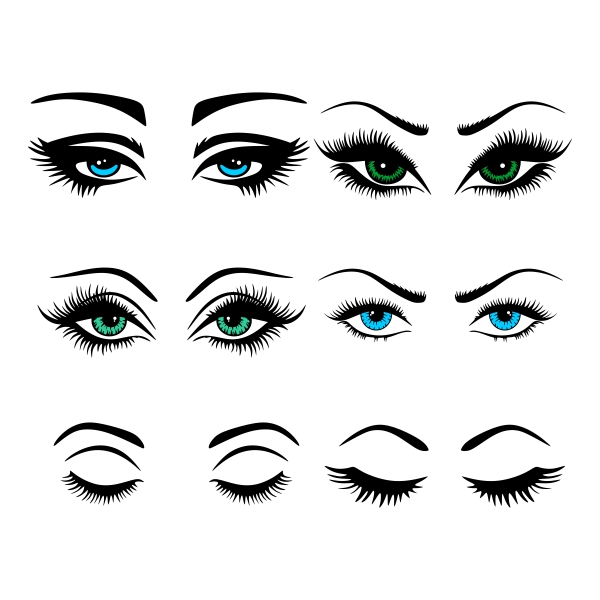 Is the silhouette cameo a … Sexy Eyes Cuttable Design Apex Embroidery Designs Monogram Fonts Alphabets