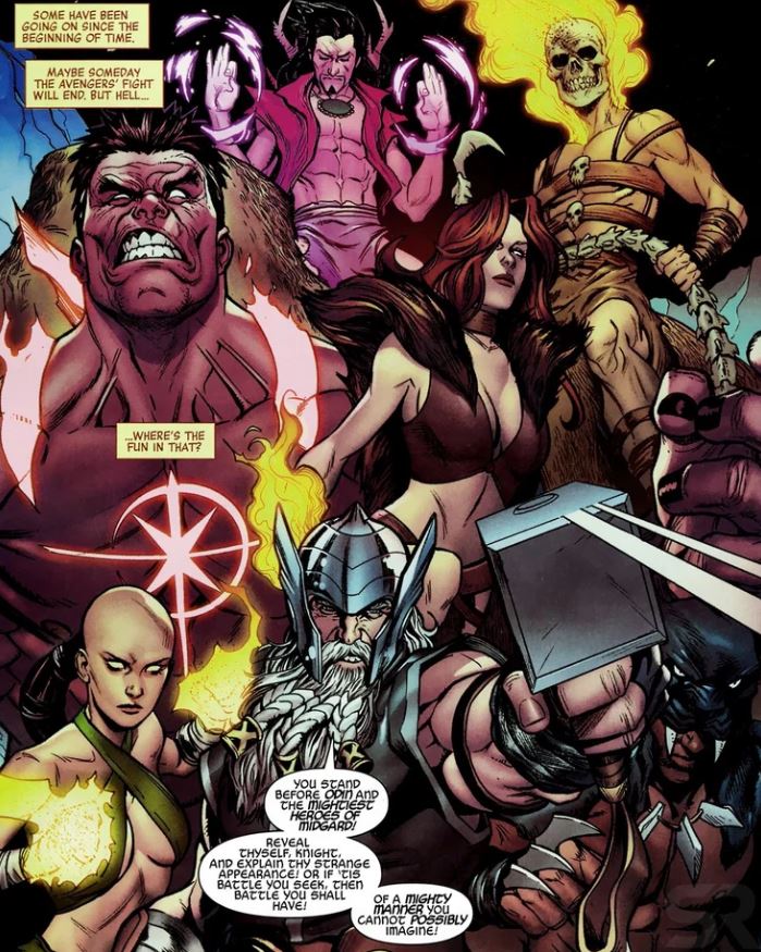 Odin dan avengers lain berhasil memukul mundur zagreb dan menempatkannya di bulan sebagai peringatan untuk celestial yang lain. Selain Versi Mcu Inilah 7 Versi Avengers Populer Yang Ada Di Semesta Marvel