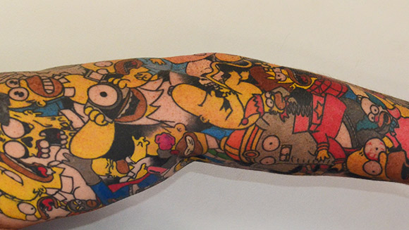 Guinness World Record For Homer Simpson Tattoos | Time 327_x_580_jpg