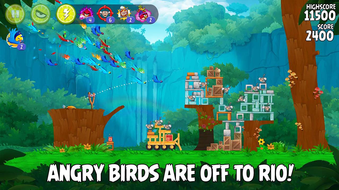 The angry birds are back, and this time, the group will end up colliding with rio de janeiro of brazil. Angry Birds Rio Mod Apk 2 6 13 Download Unlimited Money For Android