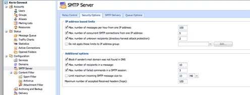Type your kerio connect email address in the . Limits Tuning For Kerio Connect Mail Server