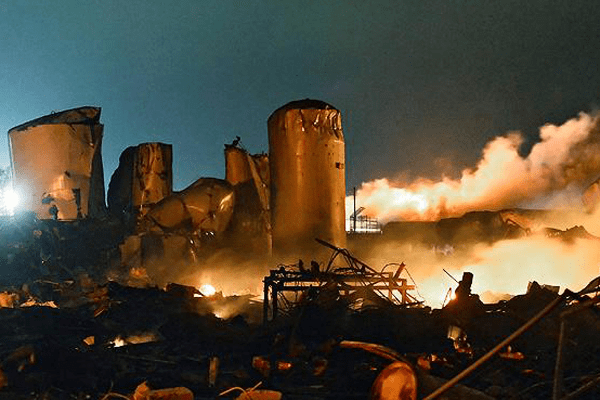 Perhatian pada keselamatan dan kesehatan kerja bertujuan: Kebakaran Pabrik Pupuk Di Texas Sebuah Investigasi Umum Apligo