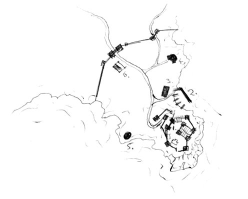 рисовать план города