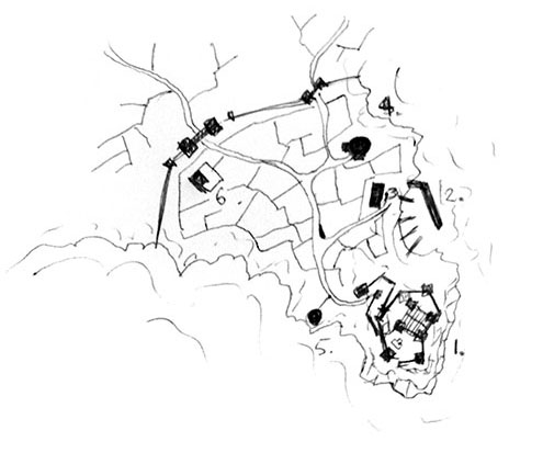 рисовать план города