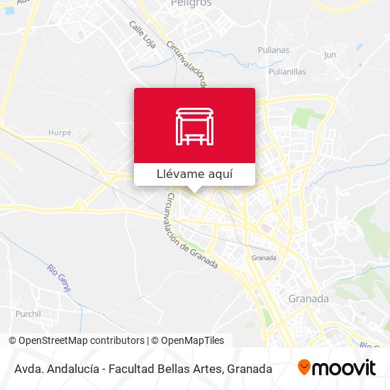 Como Llegar A Avda Andalucia Facultad Bellas Artes En Granada En Autobus O Metro