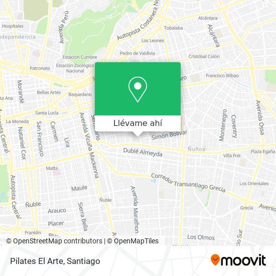 Como Llegar A Pilates El Arte En Nunoa En Micro O Metro