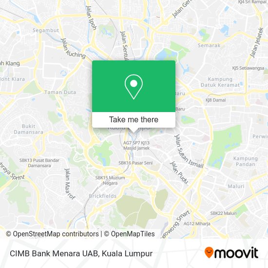 Utc terengganu masjid tebakang, bukit payong utc kelantan masjid mukim kota. How To Get To Cimb Bank Menara Uab In Kuala Lumpur By Mrt Lrt Bus Or Train