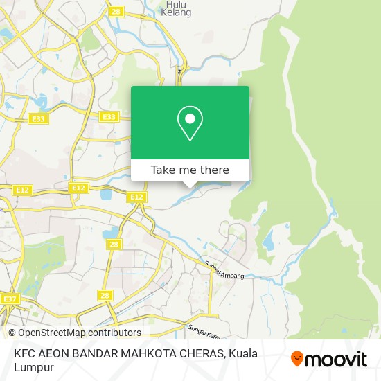 G.10, aeon mahkota cheras, jalan temenggung 21/9, persiaran mahkota cheras 1, bandar mahkota cheras, east park 72, cheras, selangor 43200. Cara Ke Kfc Aeon Bandar Mahkota Cheras Di Gombak Menggunakan Bis Atau Mrt Lrt