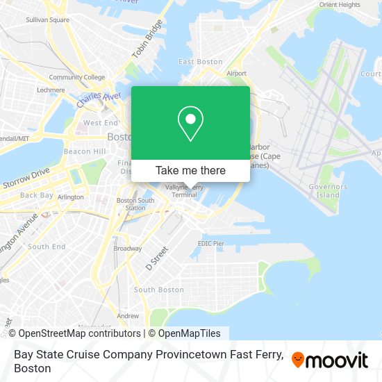 Bay state cruise company is one of two companies that run ferries to and from boston. How To Get To Bay State Cruise Company Provincetown Fast Ferry In Boston By Bus Subway Or Train