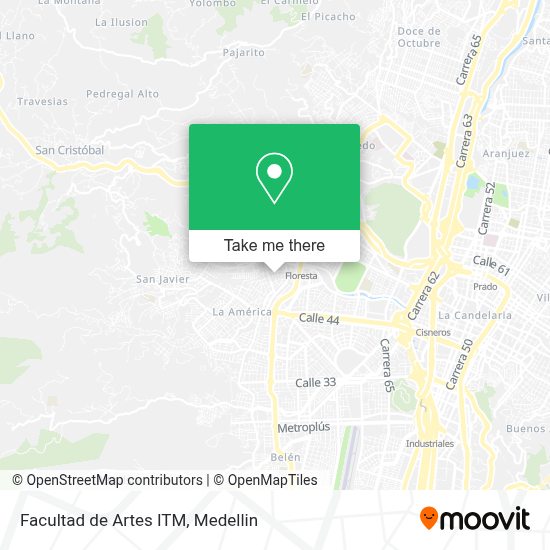 How To Get To Facultad De Artes Itm In Medellin By Bus Or Metro