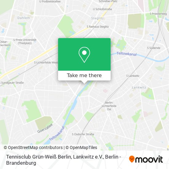 How To Get To Tennisclub Grun Weiss Berlin Lankwitz E V In Lichterfelde By Bus Subway Train Or S Bahn