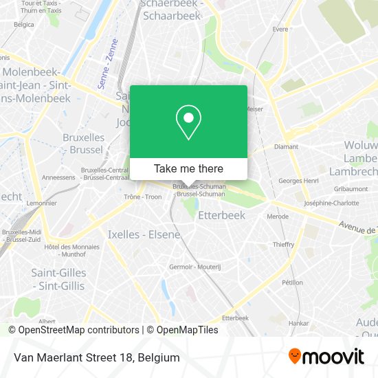 How To Get To Rue Van Maerlant 18 In Brussel By Bus Train Or Subway