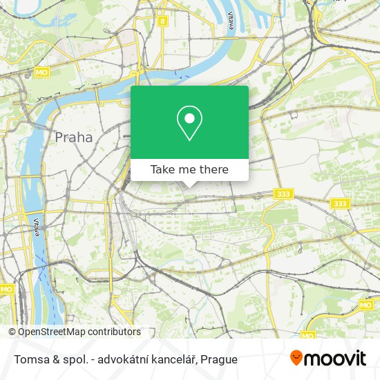 How To Get To Tomsa Spol Advokatni Kancelar In Praha 3 By Bus Subway Train Or Light Rail