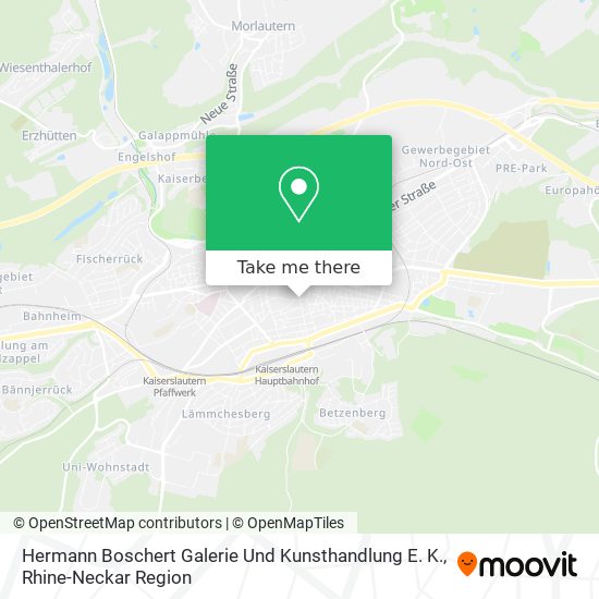 How To Get To Hermann Boschert Galerie Und Kunsthandlung E K In Kaiserslautern By Light Rail Train Or Bus