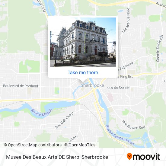 How To Get To Musee Des Beaux Arts De Sherb In Sherbrooke By Bus
