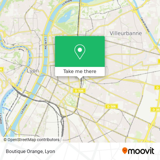 How To Get To Boutique Orange In Lyon 3e Arrondissement By Bus Metro Or Light Rail