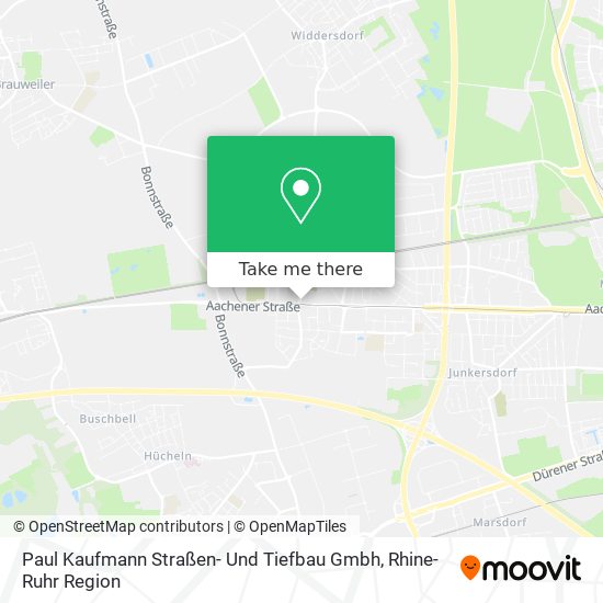 How To Get To Paul Kaufmann Strassen Und Tiefbau Gmbh In Koln By Bus Light Rail Or Train