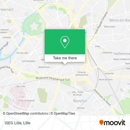 How To Get To Iseg Lille In Lille By Bus Metro Or Light Rail