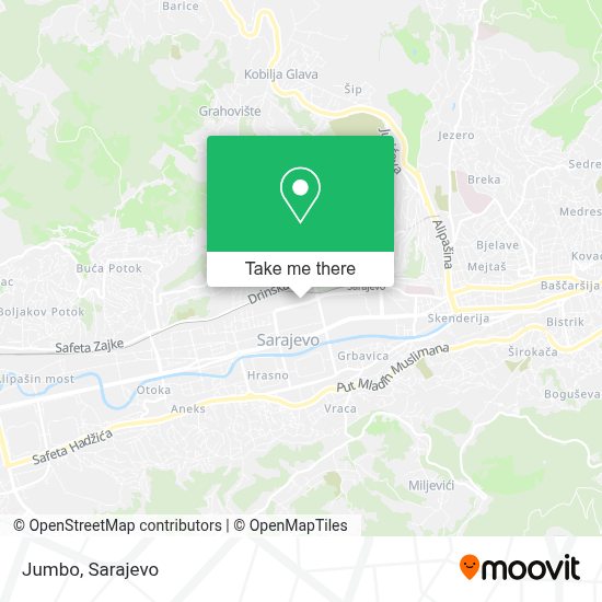 How To Get To Jumbo In Novo Sarajevo By Bus Or Light Rail