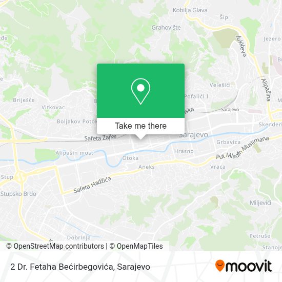 How To Get To 2 Dr Fetaha Becirbegovica In Novi Grad Sarajevo By Bus Light Rail Or Metro