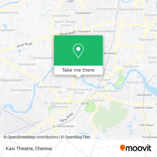 Parthasarathy street, thiru vi ka industrial estate, west saidapet, chennai, tamil. How To Get To Kasi Theatre In Mambalam Gundy By Bus Train Or Metro