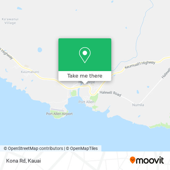 Travel to ellison onizuka kona international airport at keahole (koa) in kona to the west, or hilo international airport . How To Get To Kona Rd In Hanapepe By Bus