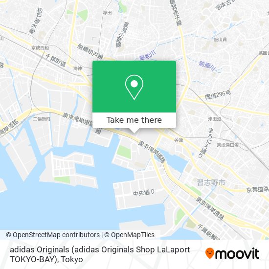 Japan's first mega shopping mall, lalaport opened in 1981 and has grown steadily over the decades to its present . How To Get To Adidas Originals Adidas Originals Shop Lalaport Tokyo Bay In è¹æ©å¸ By Metro
