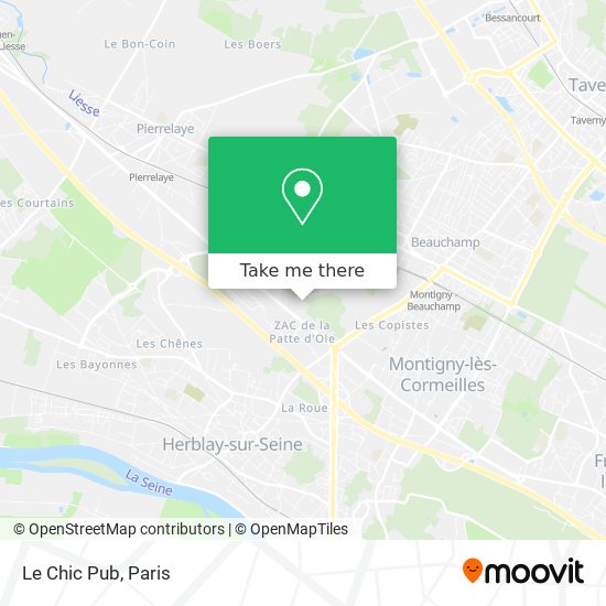 How To Get To Le Chic Pub In Pierrelaye By Bus Train Or Rer
