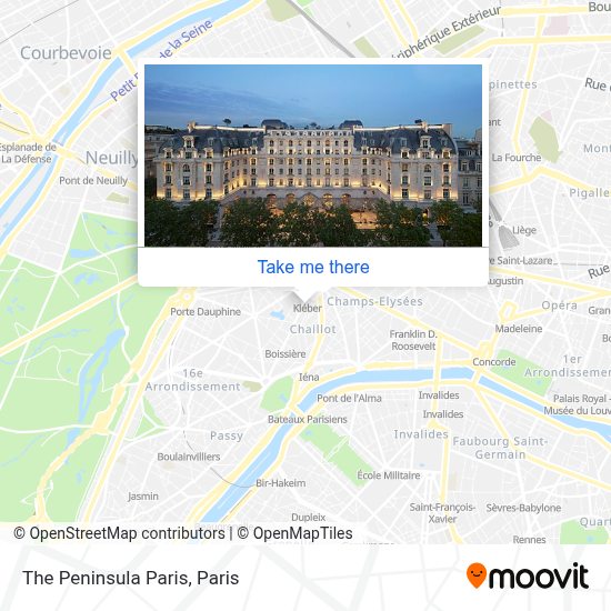 The rooftop restaurant features live music on thursday, . How To Get To The Peninsula Paris In Paris By Bus Metro Rer Train Or Light Rail