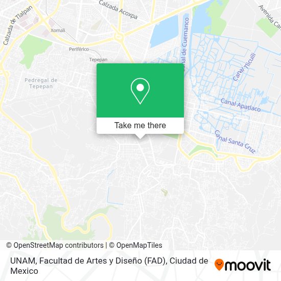 How To Get To Unam Facultad De Artes Y Diseno Fad In Coyoacan By Bus