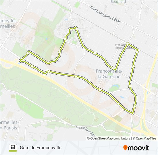 Citeval F Route Schedules Stops Maps Gare De Franconville