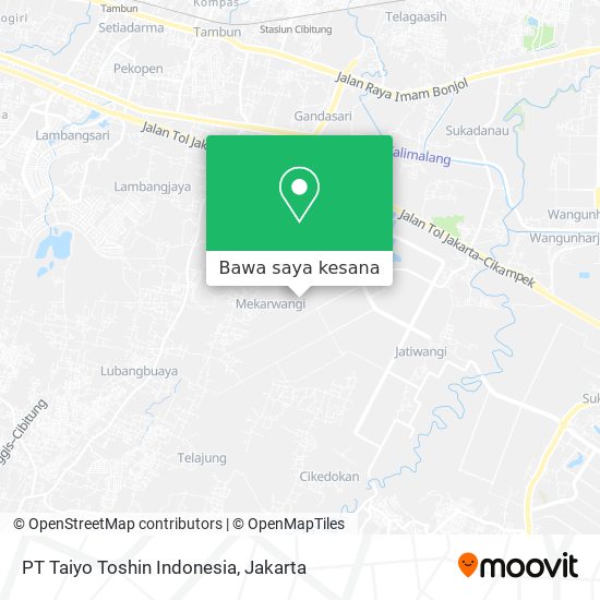 Free Cara Ke Pt Taiyo Toshin Indonesia Di Bekasi Menggunakan Bis Atau Kereta Mockups PSD