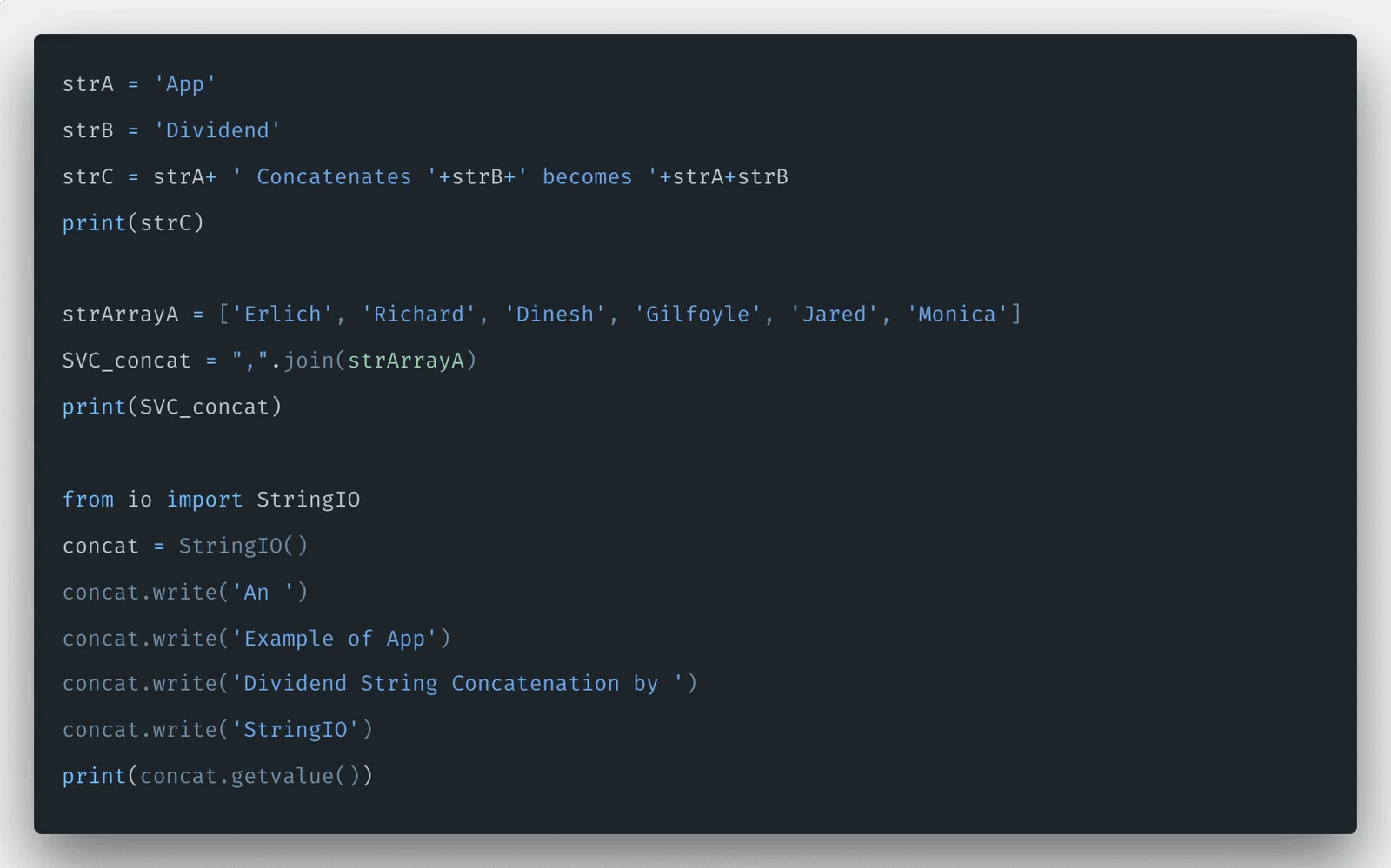 Sql inner joins return all rows from multiple tables where the join condition is met. Python String Concatenation: How to Join Strings in Python