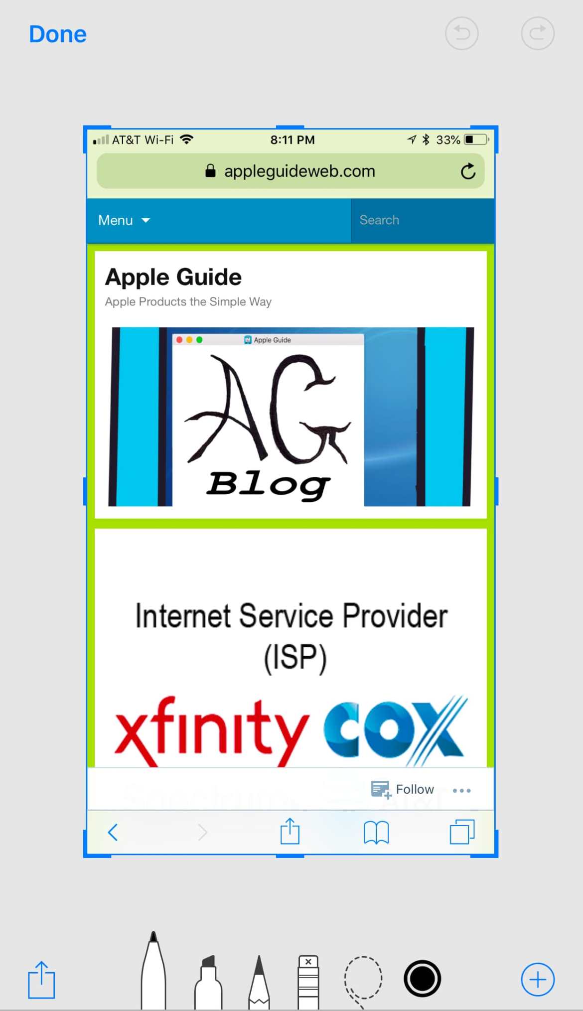 Using Markup Tools Apple Guide