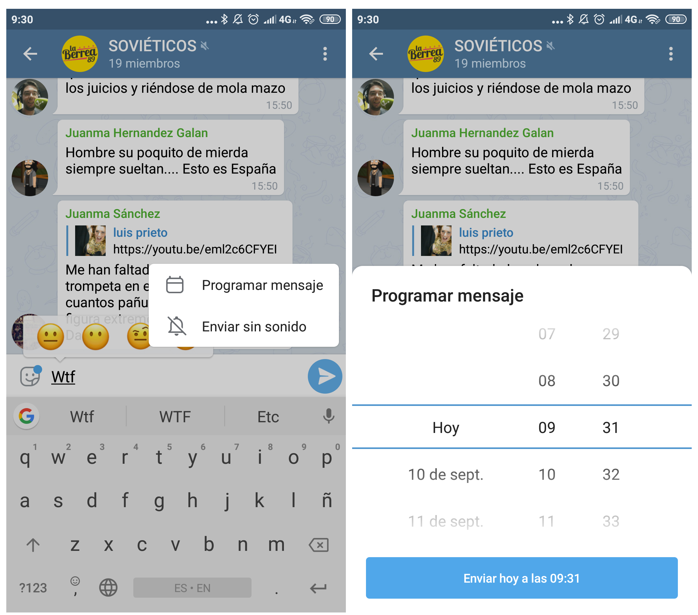 Asi Puedes Programar Mensajes En Telegram Applicantes Informacion Sobre Apps Y Juegos Para Moviles
