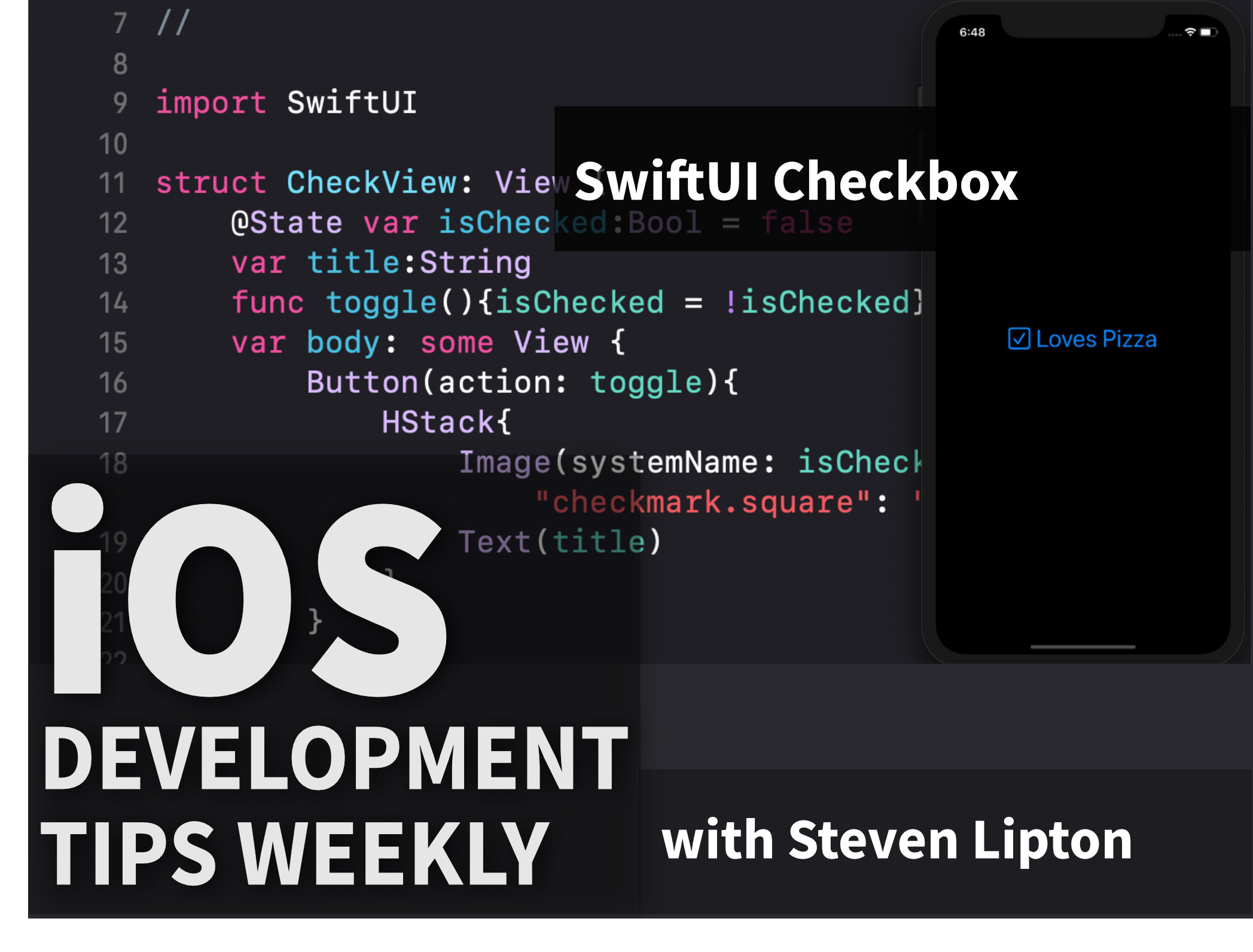 I have implemented sign in with apple but the thing is that the button is always black. Checkboxes In Swiftui Make App Pie