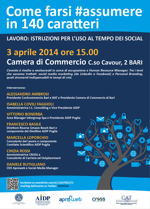 Rutigliano Relatore Al “Come Farsi #Assumere In 140 Caratteri” - Web Agency Aproweb 698_x_500_jpg