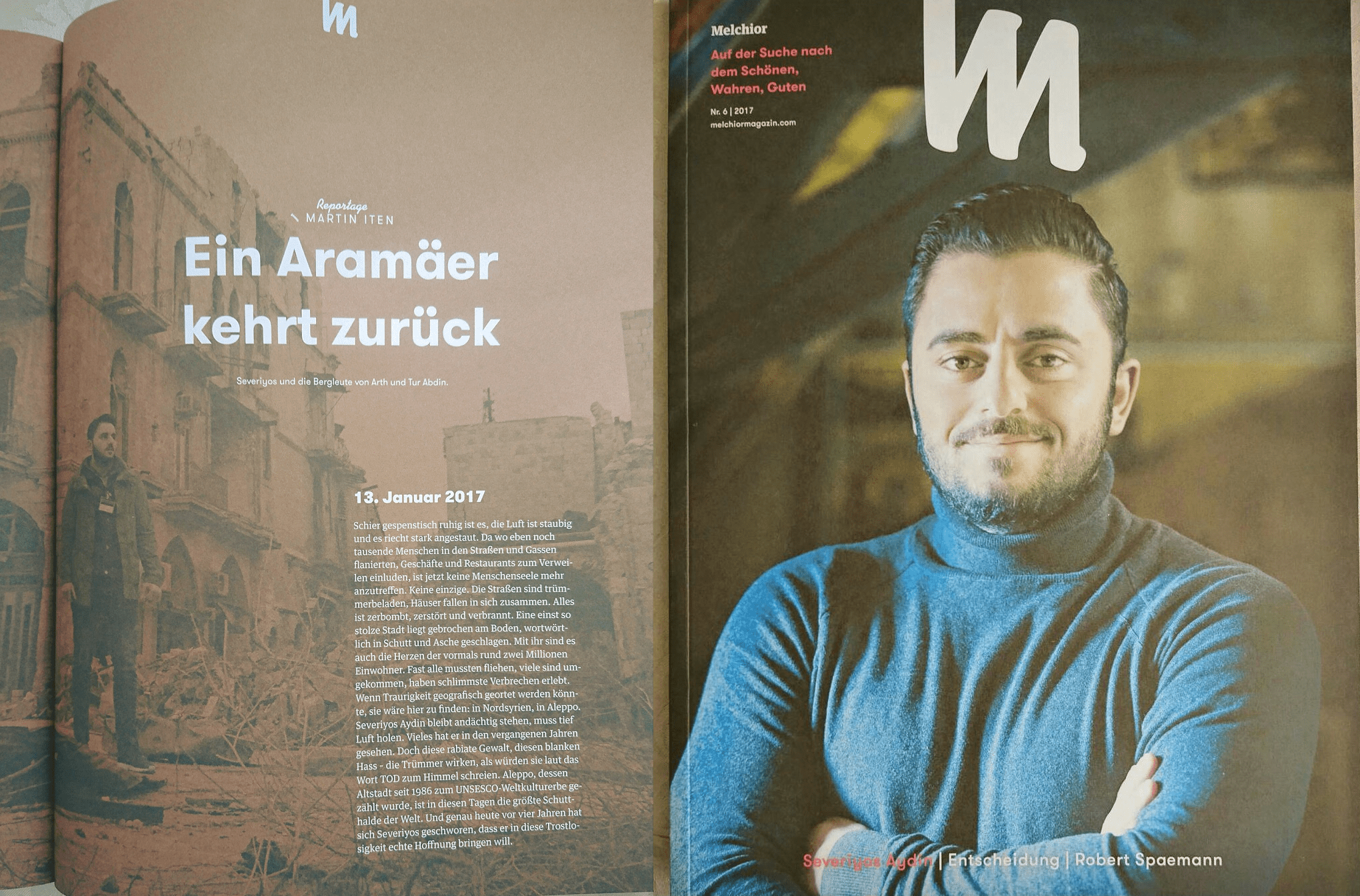 Ein Aramaer Kehrt Zuruck Reportage Von Martin Iten Aramaic Relief International