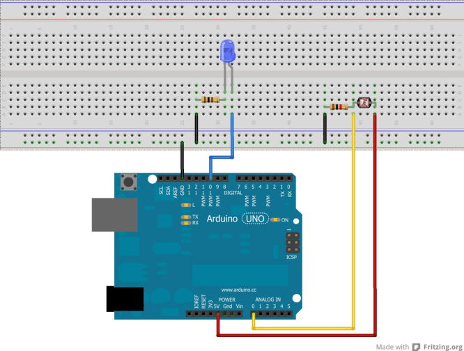 No. 8 - Photo resistor | Arduino Tutorials and Kits for Arduino