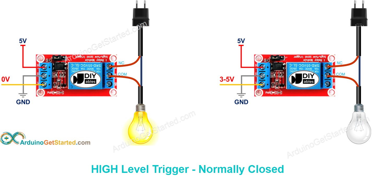 Arduino Relay Schematic Diagram - Circuit Diagram