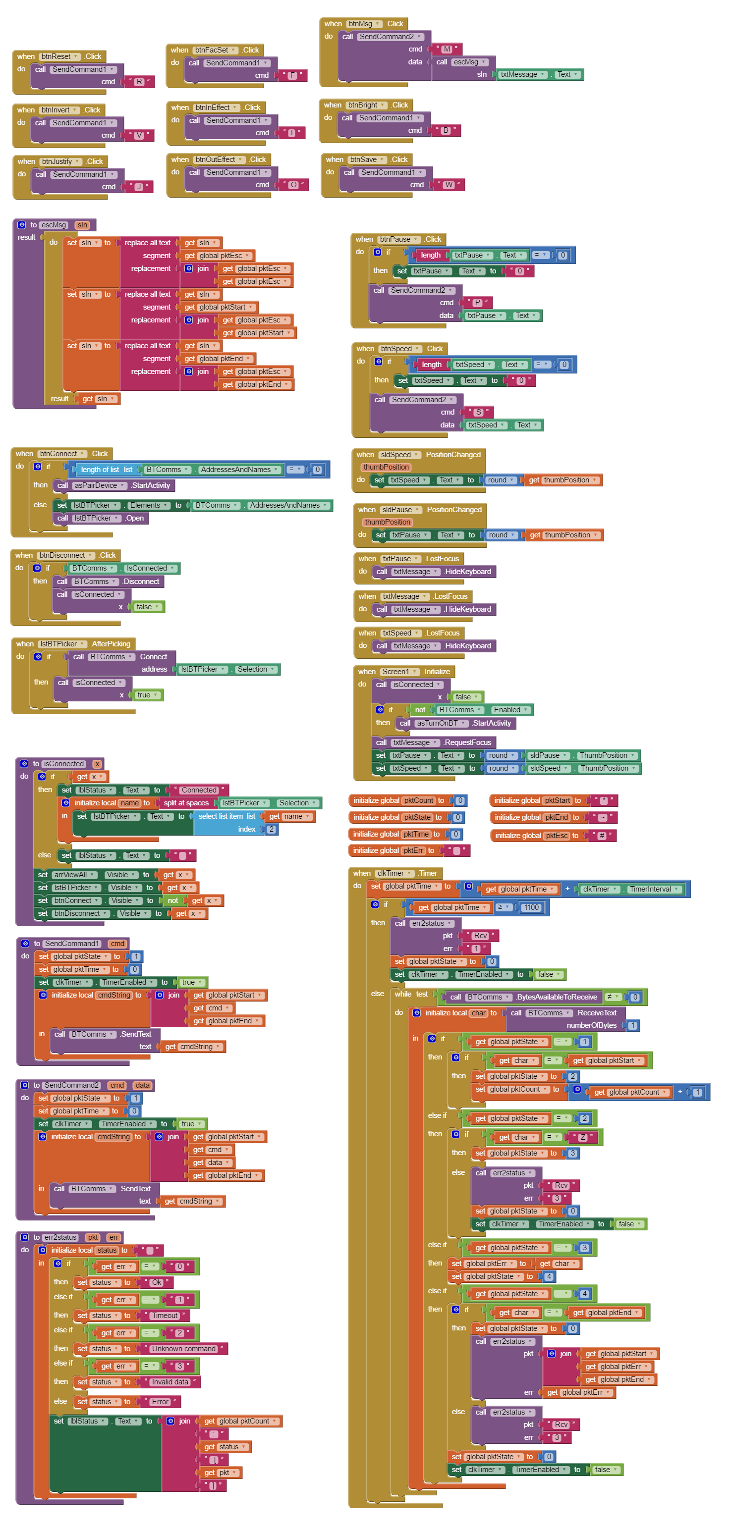 Reliable Bluetooth Comms Between Arduino and MIT App Inventor (AI2 ...