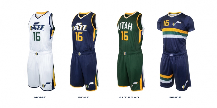 Utah Jazz Unveil New Logos Unis Court Arena Digest