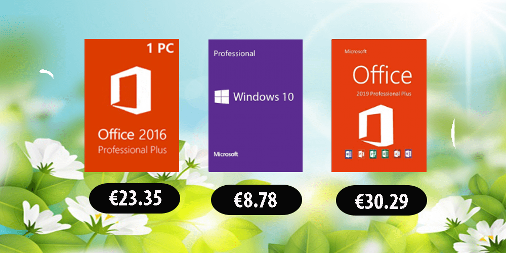 Windows 10 la 43 lei si Office 2016 la doar 112 lei