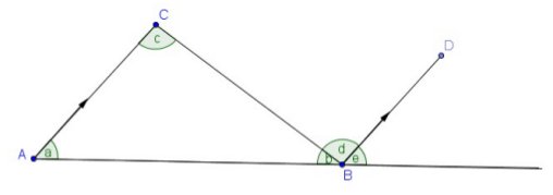 Pembuktian Jumlah sudut segitiga adalah 180° | Blog Matematika Pak Satria