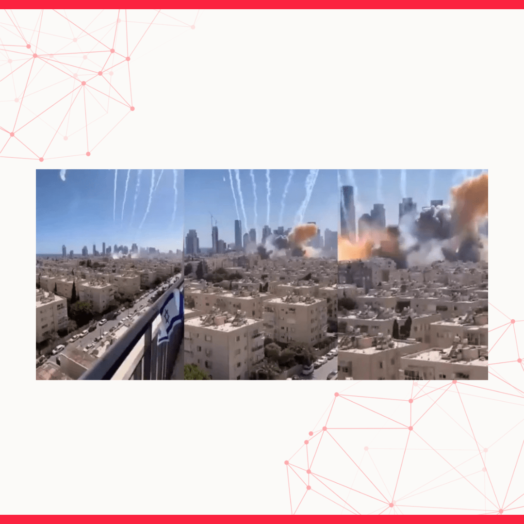 هل هذا الفيديو يُظهر صواريخ إيرانية أُطلقت على تل أبيب؟