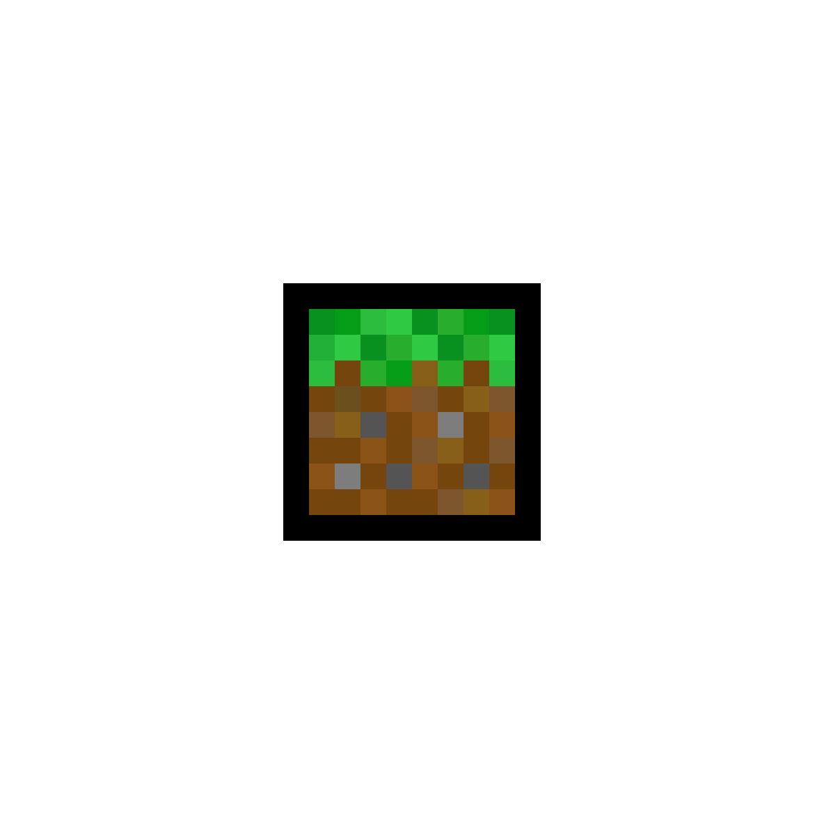 From simple designs like this. Minecraft Grass Block Pixel Art - Minecraft Tutorial & Guide