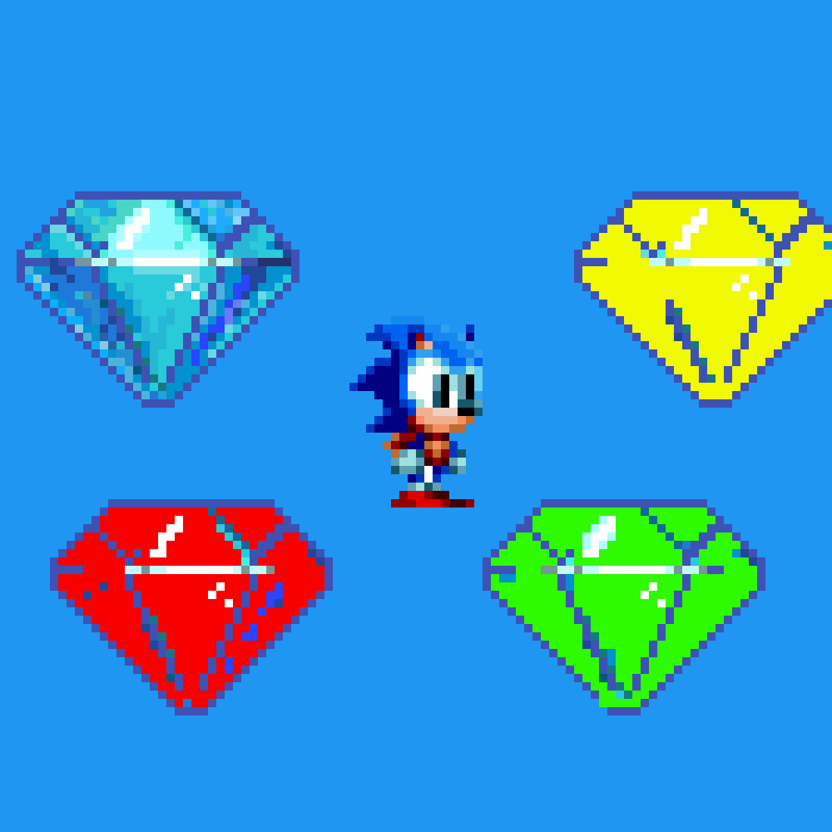 Learn how to draw super sonic. Pixilart Super Sonic By E S Draw